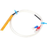 Capteur de temp�rature pt100 �tanche, sonde thermom�trique � thermistance, type patch 1m