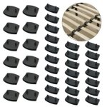 Capuchons de lattes, 45 pièces, accessoires de connexion durables, capuchons de remplacement en plastique, ... Capuchons de lattes, 45 pièces, accessoires de connexion durables, capuchons de remplacement en plastique, ...