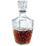 Carafe carree elegante avec bouchon en liege pour boissons