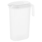 Carafe � eau de porte de r�frig�rateur avec poign�e, en plastique sans bpa et couvercle, id�ale pour ...