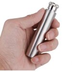 Carafe � whisky de poche en acier inoxydable mini carafe portable de 30 ml oxydateur rapide pour spiritueux ...