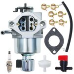 Carburateur 594593 594605 pour tondeuse � gazon 796109 792768 594591 17, 5 hp avec joint, bougie d'allumage ...
