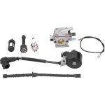 Carburateur bobine d'allumage tube d'huile kit de filtre � carburant adapt� aux tron�onneuses stihl ms381 ...