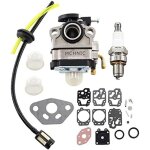Vurahome - carburateur bougie dallumage avec kit de conduite de carburant pour moteur � 4 cycles gx31 ...