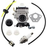 Vurahome - carburateur avec bougie dallumage, tuyau � essence, kit de filtres � essence pour fuxtec timbertech ...