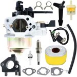 Compatible avec le carburateur gx390 13hp pour moteurs honda gx340 11hp gx 390 avec kit de r�alimentation ...
