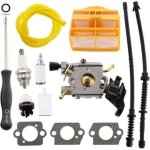 Carburateur avec joint d'�tanch�it� filtre � air tuyau d'essence pour husqvarna 445 445e 450 450e tron�onneuse ...