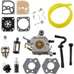 Carburateur avec joint - kit de r�paration pour tuyau � essence - filtre � essence pour stihl ms192tc ...