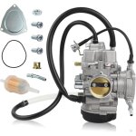 Carburateur compatible avec yamaha grizzly 450 (yfm450) et big bear 400 2x4 / 4x4 (yfm400), incluant ...