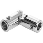 Cardan de volet roulant en acier nickel� diam�tre ext�rieur 16 mm forme carr� 6 mm x � 10 mm