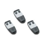 3 x t�l�commande 2 canaux 433 mhz s449 txq449200 - cardin