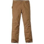 Carhartt - pantalon de travail stretch duck marron t. 40 - 103340 - 211 - w33 / l32