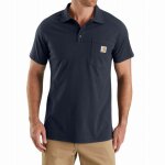 Carhartt - polo anti - transpiration - bleu marine - t. m - 103569 Carhartt - polo anti - transpiration - bleu marine - t. m - 103569