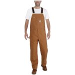Carhartt - salopette homme coton duck brut 102776 - marron fonc� - 50 - jambes longues