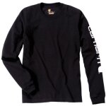 Carhartt - t - shirt sleeve logo l / s gris chin� t. l - ek231 - hgy - l