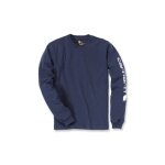 Tee shirt manches longues carhartt 100% coton marine xl