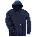 Carhartt - sweatshirt sleeve logo hooded bleu marine t. xxl - k288 - 472 - xxl