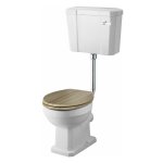 Hudson reed - carlton - wc rétro avec chasse d'eau suspendue et cuvette effet bois chêne Hudson reed - carlton - wc rétro avec chasse d'eau suspendue et cuvette effet bois chêne