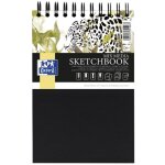 Carnet de croquis a5 / 40k oxford art 225g noir 400152645
