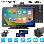 Carplay sans fil, android auto, cam�ra embarqu�e 4k, bluetooth avec cam�ra de recul et syst�me de navigation ...