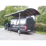 Habrita carport aluminium pour camionnette, camping - car, caravane et bateau - 27, 51 m² - gris anthracite ... Habrita carport aluminium pour camionnette, camping - car, caravane et bateau - 27, 51 m² - gris anthracite ...
