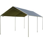 Carport auvent pour voiture rody gris