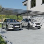 Trigano - carport double aluminium mistral double - 30 m² Trigano - carport double aluminium mistral double - 30 m²