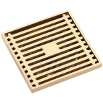 Carr� salle de bains douche drain siphon de sol pi�ge grille d�chets passoire fil de sol drains en laiton ...