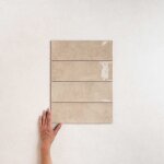 Les carreaux de jean - faïence effet zellige beige cinque terre cream 10x30cm (1, 02m²) Les carreaux de jean - faïence effet zellige beige cinque terre cream 10x30cm (1, 02m²)