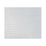 Carrelage adhesif 3d listel blanc access deco Carrelage adhesif 3d listel blanc access deco