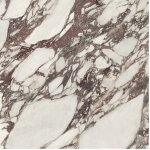 Carrelage grs crame effet marbre noblesse thin (6mm) 120x60 cm viola arabasque - brillant / poli - ...