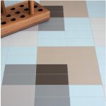 Carrelage grs crame microtiles 10x10 cm blanc cass - mat - bote de 0. 50 m2 - gioia materia