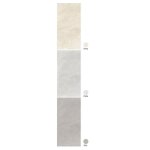 Carrelage d'int�rieur imitation b�ton - s�rie tecnik - plinthe - dimensions : 9 x 45 cm - gris