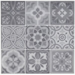 Carrelage mosa�que antic gris 29x29 cm