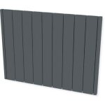 Carrera - radiateur lectrique lcd cramique gris anthracite 2000w jada