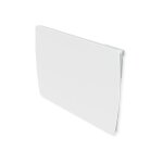 Radiateur  inertie carrera ceramique verre blanc lcd 1000w - blanc
