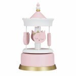 Paris prix - carrousel musical 'enfant fille' 20cm rose