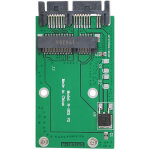 Carte d'adaptateur mini msata vers interface micro sata 1, 8 pouces pour disque