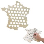 Carte de france capsules de biere2