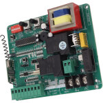 Carte de commande pour moteur de portail coulissant avec t�l�commande et indicateur led 220v