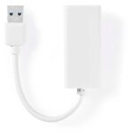 Carte reseau usb usb 32 gen 1 1 gbps usb a male rj45 femelle 020 m rond nickele cuivre nu blanc boite ...