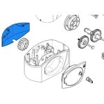 Carter de protection pignon - bx - 243 came 119ribx040