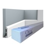 Sx183 cascade plinthe orac decor 7, 5x1, 3x200cm (h x p x l) - plinthe d�corative polym�re carton 8 pi�ces ...