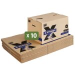 Cartons dmnagement x - strong 96l (60 x 40 x 40 cm) - 40kg charge max