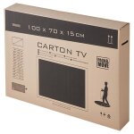 Carton de protection pour tv - déménagement écran plat - 100 x 15 x 70 cm - carton renforcé - pack and ... Carton de protection pour tv - déménagement écran plat - 100 x 15 x 70 cm - carton renforcé - pack and ...