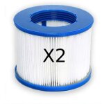 Cartouche filtre spa  vis lot de 2