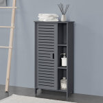 Meuble colonne vansbro pour salle de bain  3 niveaux 96 x 48 x 24 cm gris fonc [en. casa]
