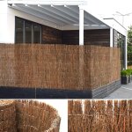 Casa pura ? canisse en bruy�re naturelle 200 x 300 cm ? brise - vue tiss� avec fil galvanis� ? r�sistante ...