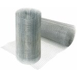 Casa pura - grillage rouleau soud 100 cm x 10 m, tissage carr, galvanis, maillage: 12, 7 mm