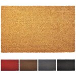 Casa pura - paillasson en fibres de noix de coco naturel 17 mm 80 x 100 cm